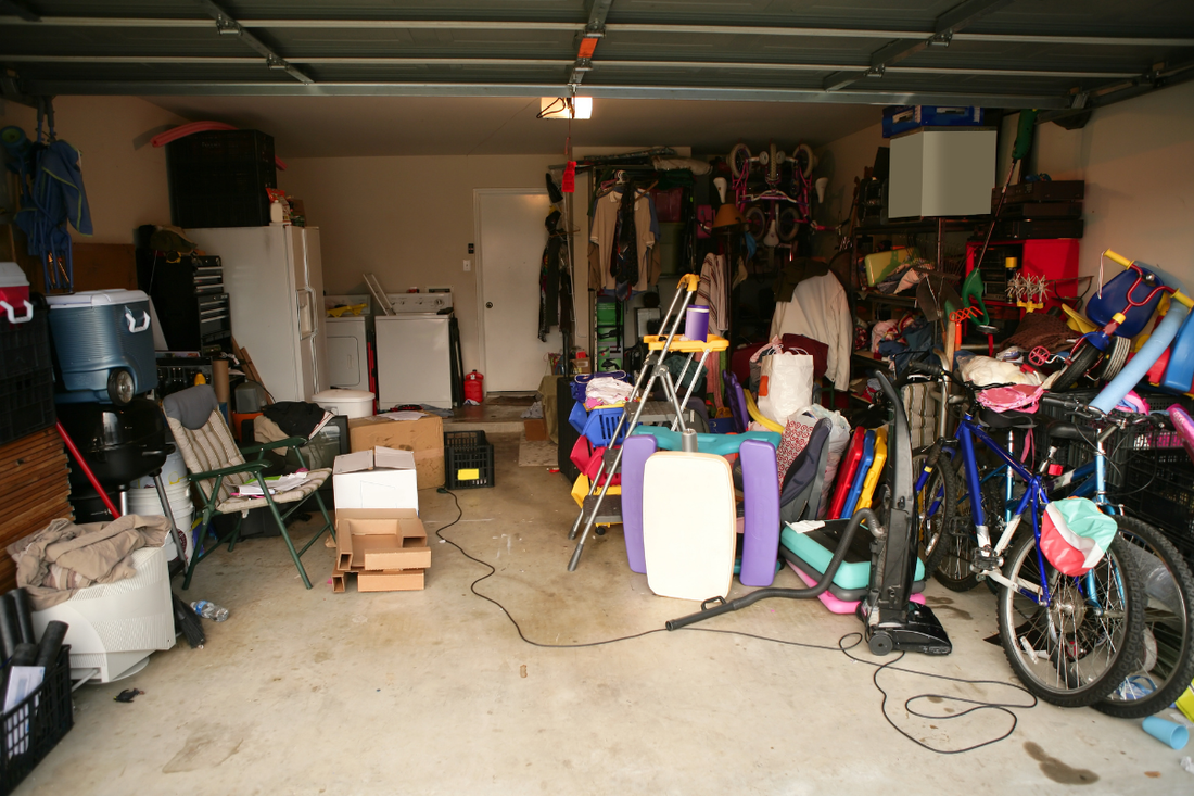 Rent a dumpster to clean out your garagePicture